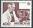 Faeroe Islands - 1983 - Characters - 400 - Brown - Islas Feroe, Characters - Scott 96 - Nobel Medicine Alexander Fleming (1881-1955) - 0